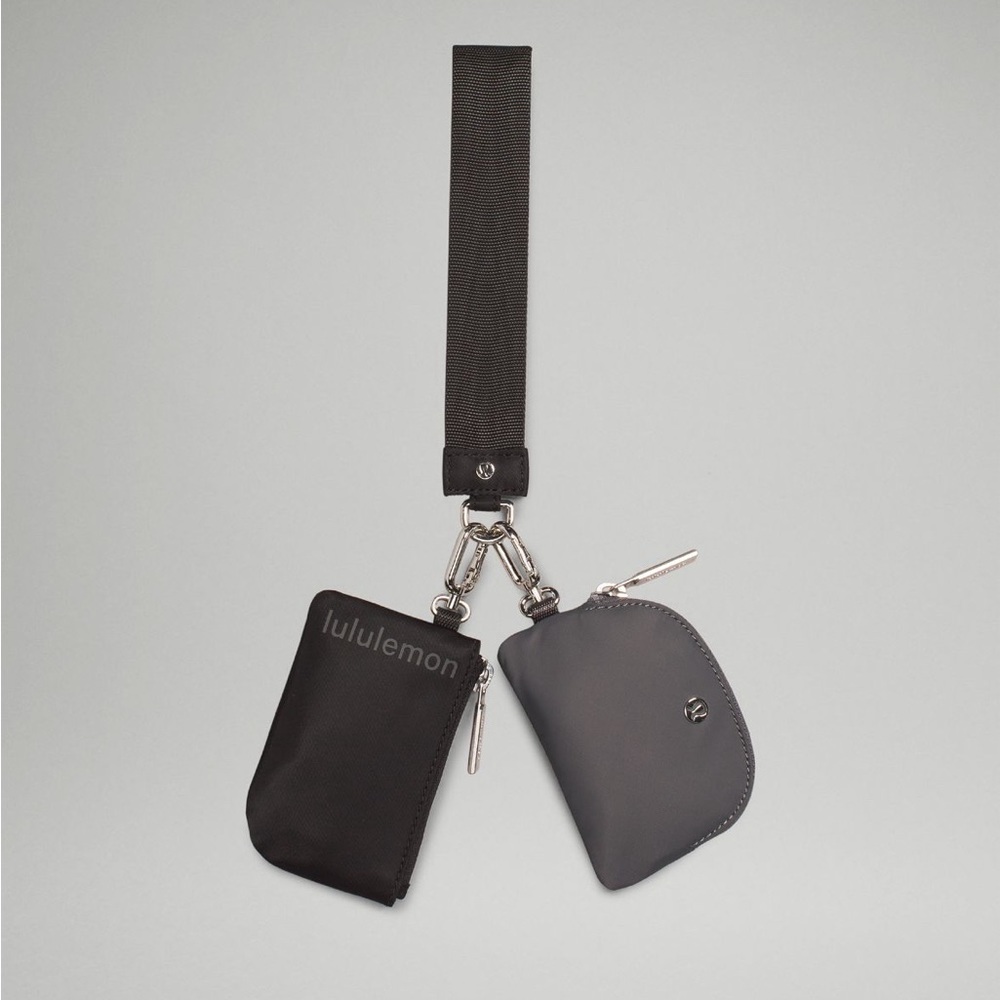 Lululemon wristlet black and gray